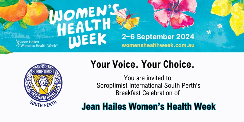 Jean Hailes Women's Health Week Breakfast