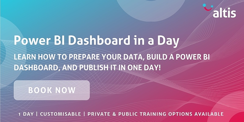 Power BI Dashboard In A Day with Altis Consulting - May 2024