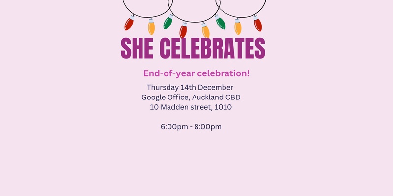 She celebrates - End of Year Event