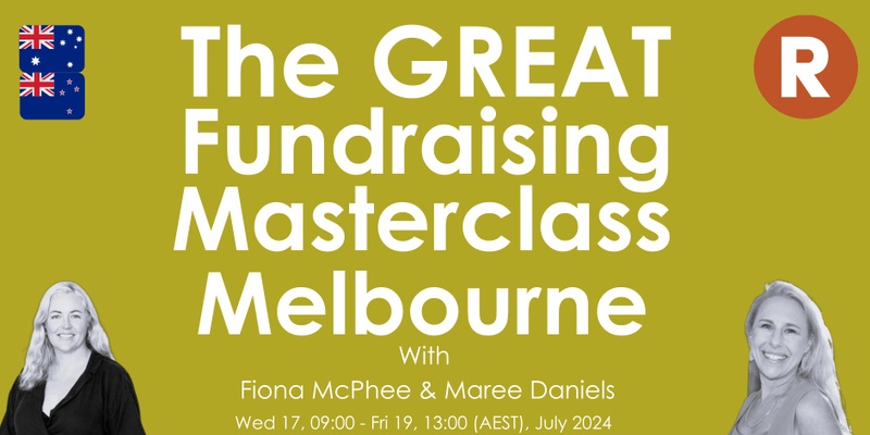 The GREAT Fundraising Masterclass Melbourne 