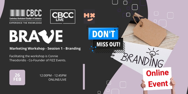 CBCC - BRAVE - Workshop 1 - Branding