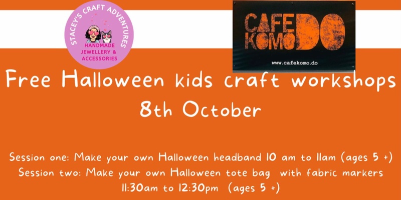 Free Craft Workshops- 8th October