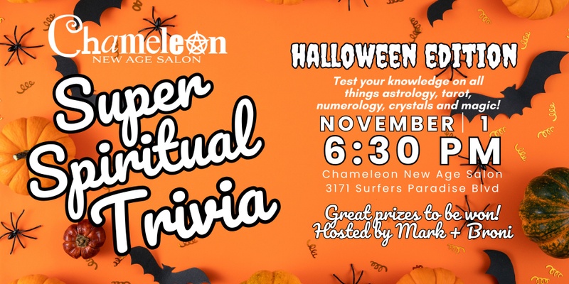 HALLOWEEN EDITION Super Spiritual Trivia 🎃 - hosted by Mark + Broni