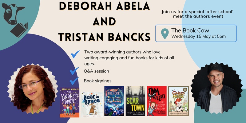 Meet Deborah Abela and Tristan Bancks - an after school Book Chat special