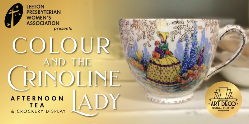 Colour and the Crinoline Lady: Afternoon Tea & Crockery Display