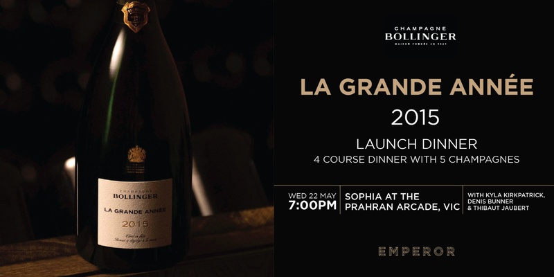 Bollinger Champagne Dinner | Launch of La Grande Année 2015