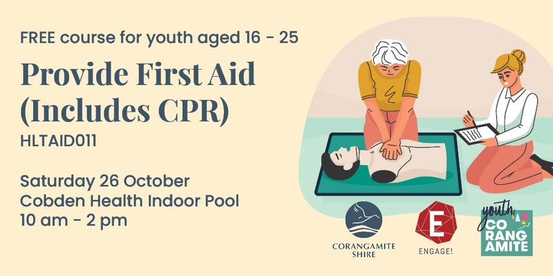 Provide First Aid/CPR HLTAID011 for those registered in Pool Lifeguard Course SISSS00133