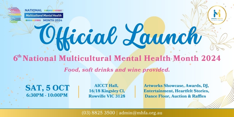 Official Launch of National Multicultural Mental Health Month 2024