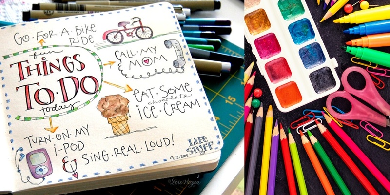 Making and Drawing Illustrated Lists with Emilie (online)