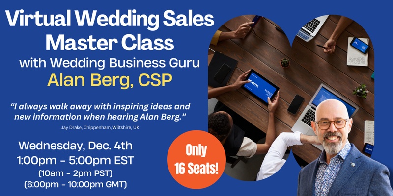 Virtual Wedding Sales Master Class