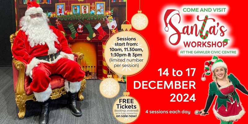 Santa's Workshop at Gawler Civic Centre 2024