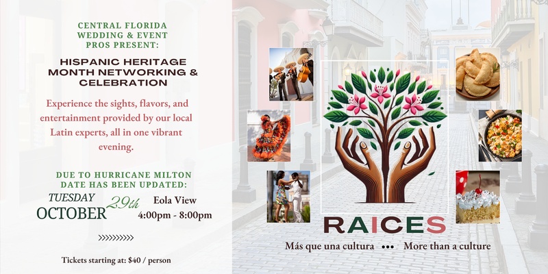 Raices - Hispanic Heritage Month Wedding Industry Networking Event