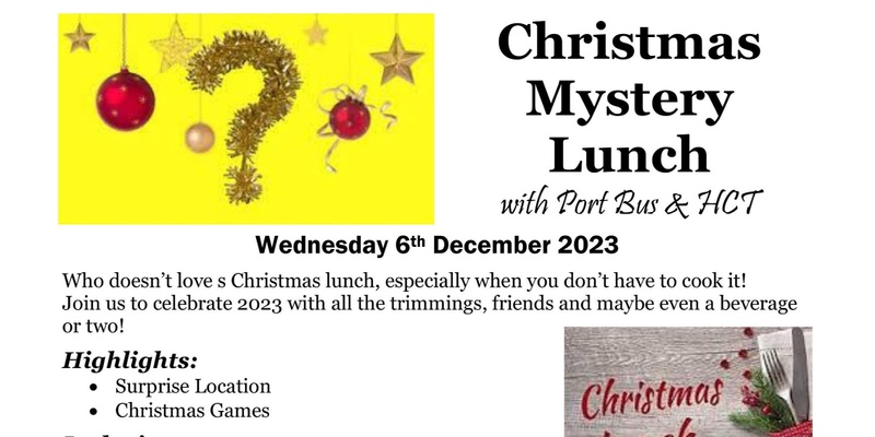 Port Bus Christmas Lunch