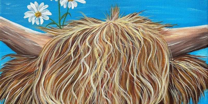 Flossy the Highland cow~Paint & Sip_Oct