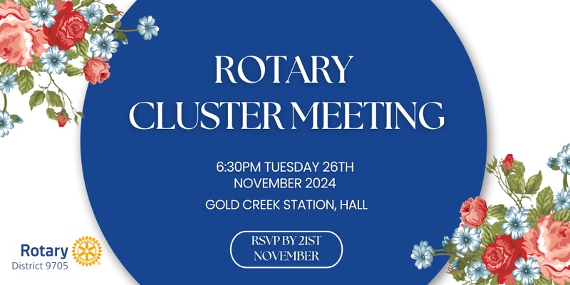 North Canberra (and friends) Rotary Cluster Meeting