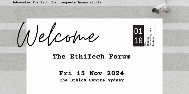 The 2nd Annual EthiTech Forum - Tech that respects human rights