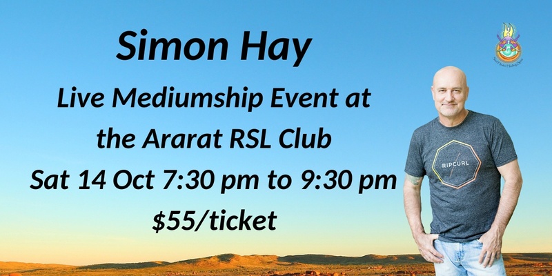 Aussie medium, Simon Hay at the Ararat RSL