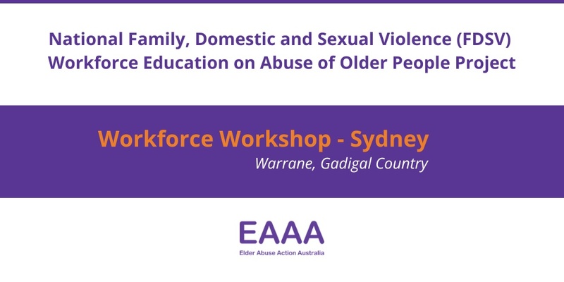 Workforce Consultation Workshop - Sydney NSW