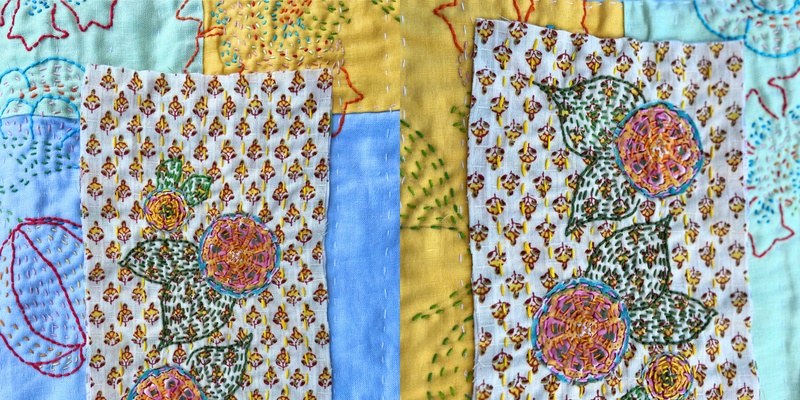 Kantha: Indian Embroidery and Quilting for Beginners with Manjari