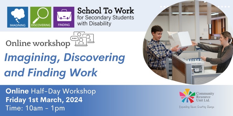 Online workshop: Imagining, Discovering and Finding Work