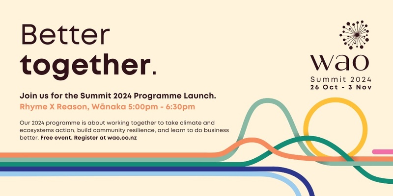Wao Summit 2024 Programme Launch event