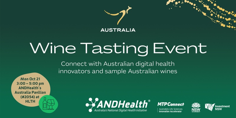 Australia Wine Tasting Event at HLTH 2024