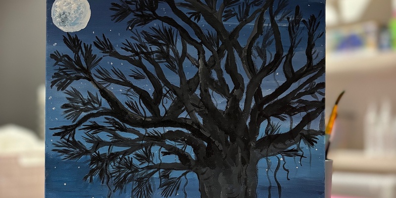 A Halloween Story - Banyan Tree - Darwin Paintclass 