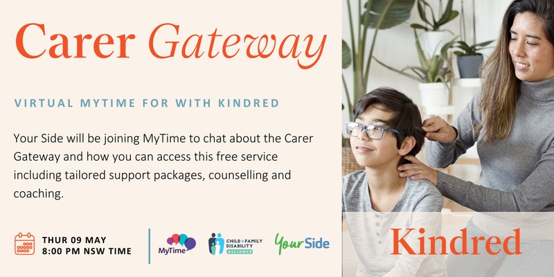 Carer Gateway: Virtual MyTime with Kindred