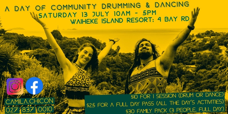 Waiheke: A day of Community Drumming & Dancing