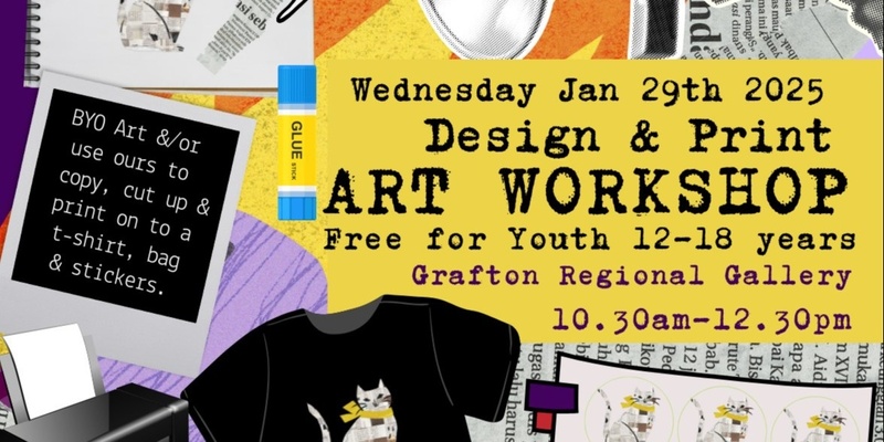 Design & Print Art Workshop for YOUTH