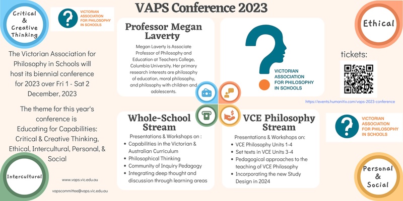 VAPS 2023 Conference: Educating for Capabilities: Critical & Creative Thinking, Ethical, Intercultural, Personal, & Social