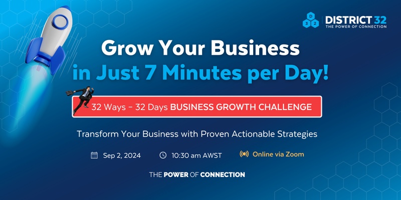 District32 - 32 Ways - 32 Days Business Growth Challenge