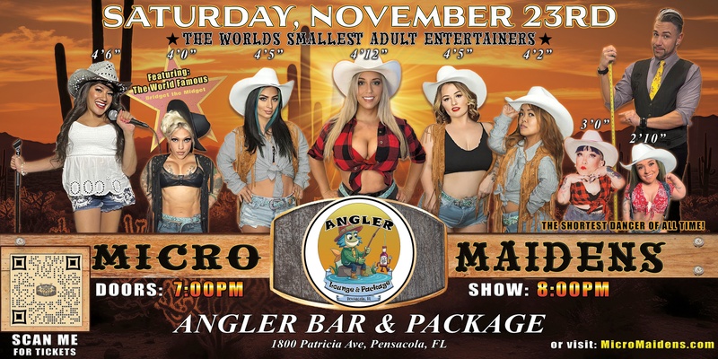 Pensacola, FL - Micro Maidens: Dwarf Dancers @ Malibu Lounge & Package! "The Only Micro Revue in the World!"