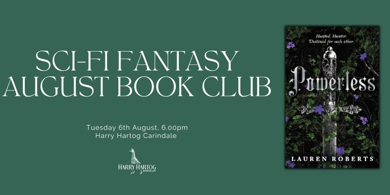 Sci-Fi Fantasy August Book Club 