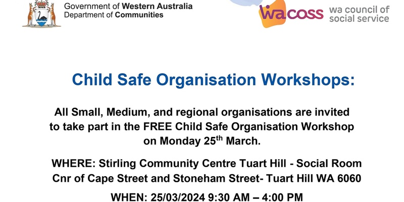 Tuart Hill Capacity Building for Child Safe Organisations