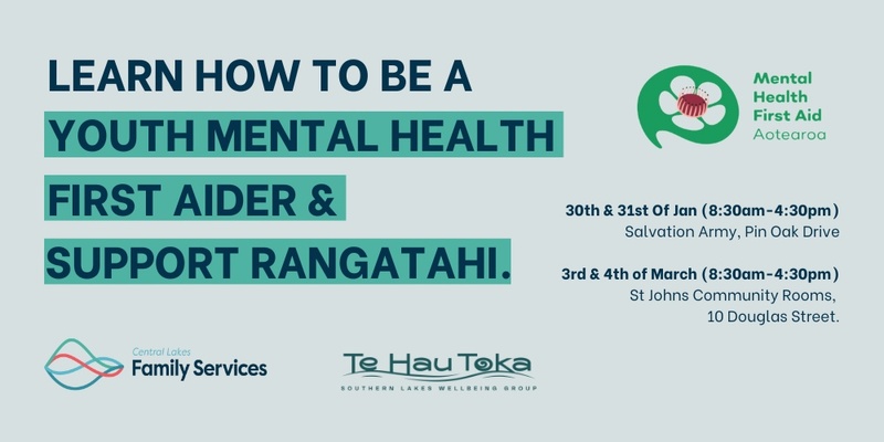 Queenstown - Youth Mental Health First Aid 