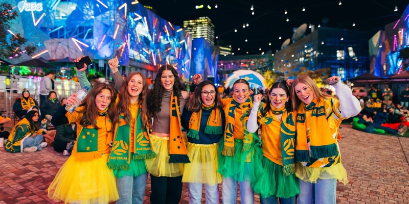 Women’s Football: Australia (Matildas) vs. Zambia – Olympics LIVE Site at Fed Square  