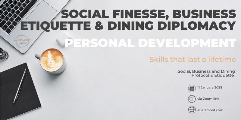 Personal Development & Etiquette for Adults: Online Group Program