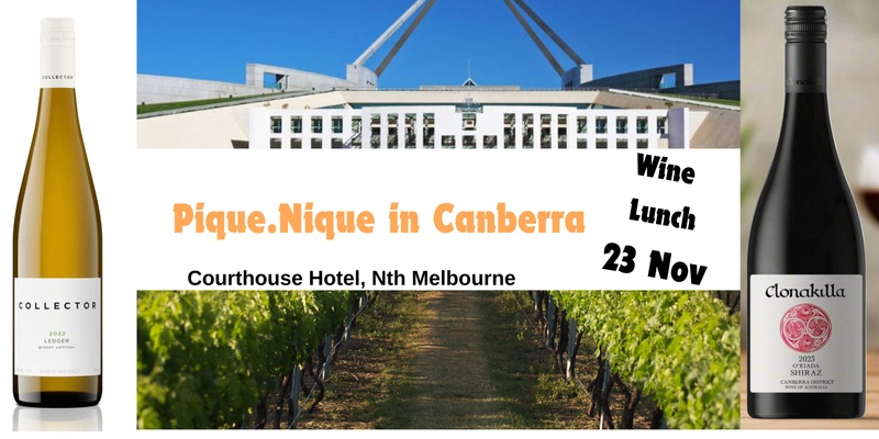 Pique nique in Canberra Wine Lunch