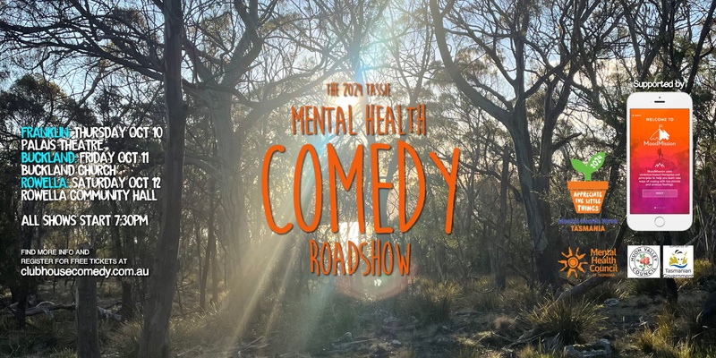 The 2024 Tassie Mental Health Comedy Roadshow - Rowella