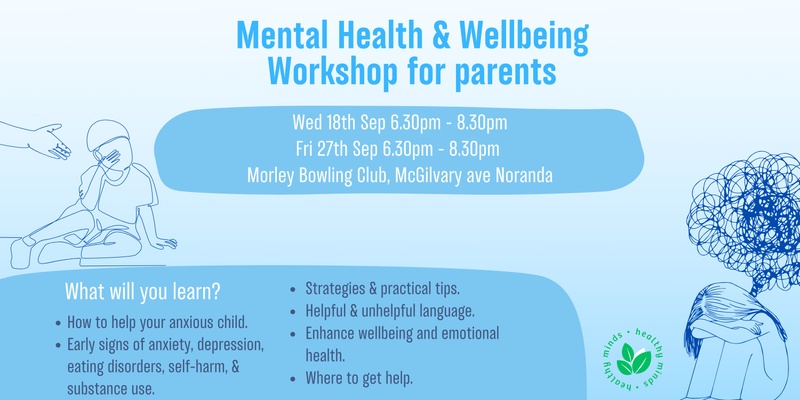 Mental Health Session for Parents Friday 27th Sep 2024