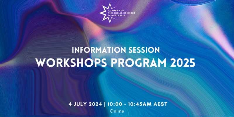 Information session: Workshops Program 2025 