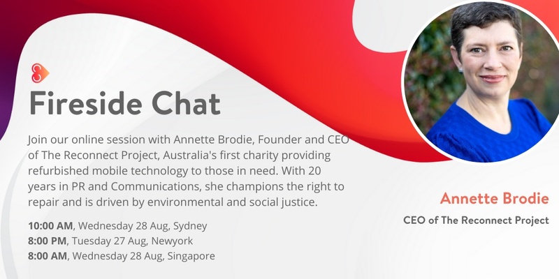 FIRESIDE CHAT with Annette Brodie, CEO of The Reconnect Project