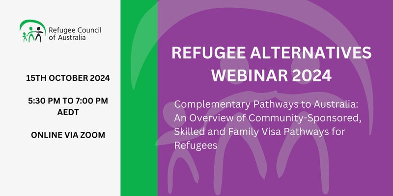 Refugee Alternatives Webinar October 2024