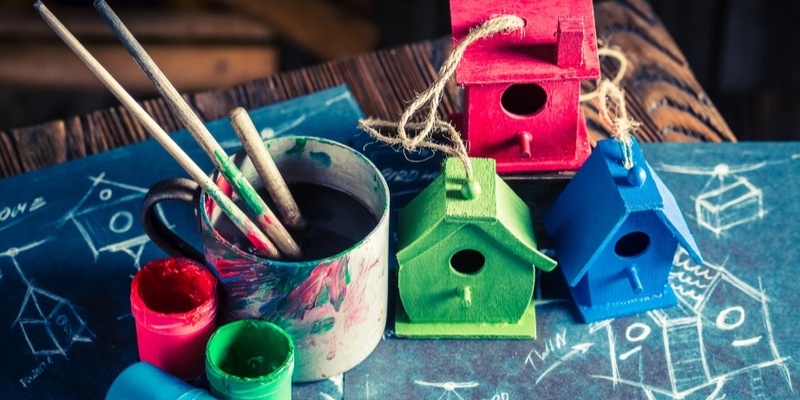 Bird Houses at Bungendore Library