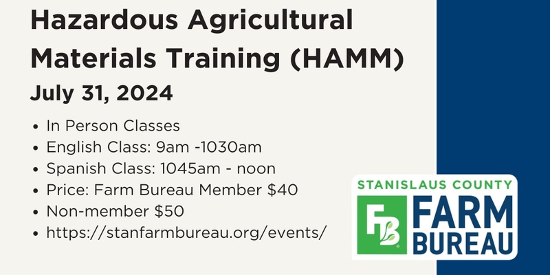 Hazardous Ag Materials (HAM)