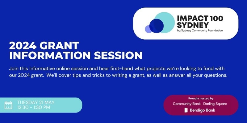 Impact100 Sydney 2024 Grant Information Session