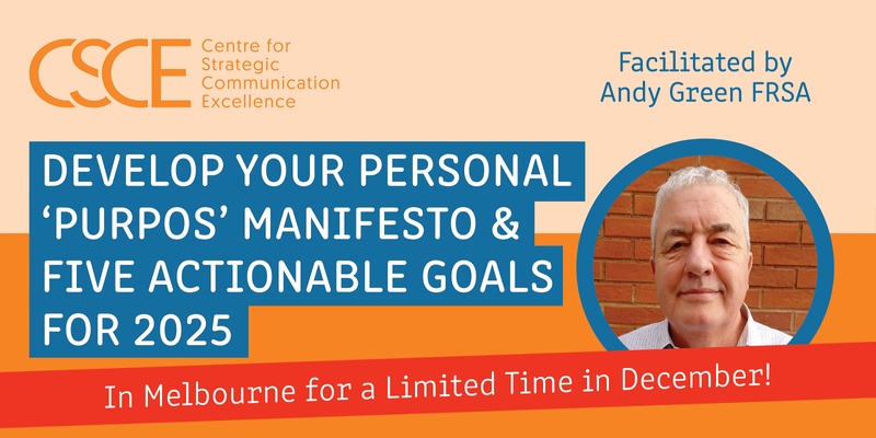 Develop Your Personal 'Purpos' Manifesto and 5 Actionable Goals for 2025