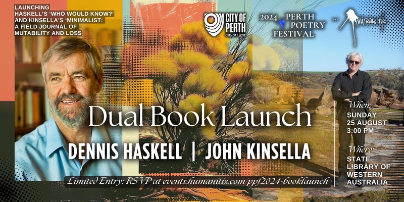 Dual Book Launch  |  Perth Poetry Festival 2024