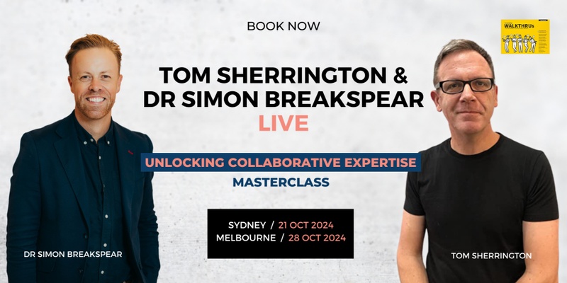 Masterclass with Simon & Tom - MELBOURNE